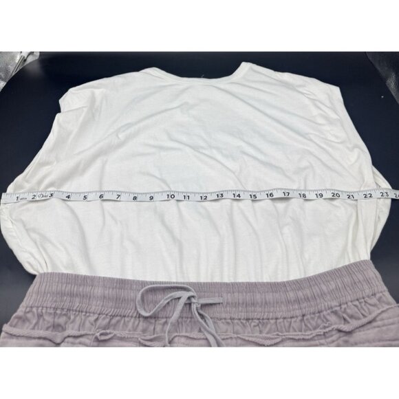 Anthropologie Daily Practice Goal Line Twofer Mini Dress XL Sporty Romantic - Picture 9 of 12